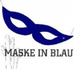 Maske in Blau